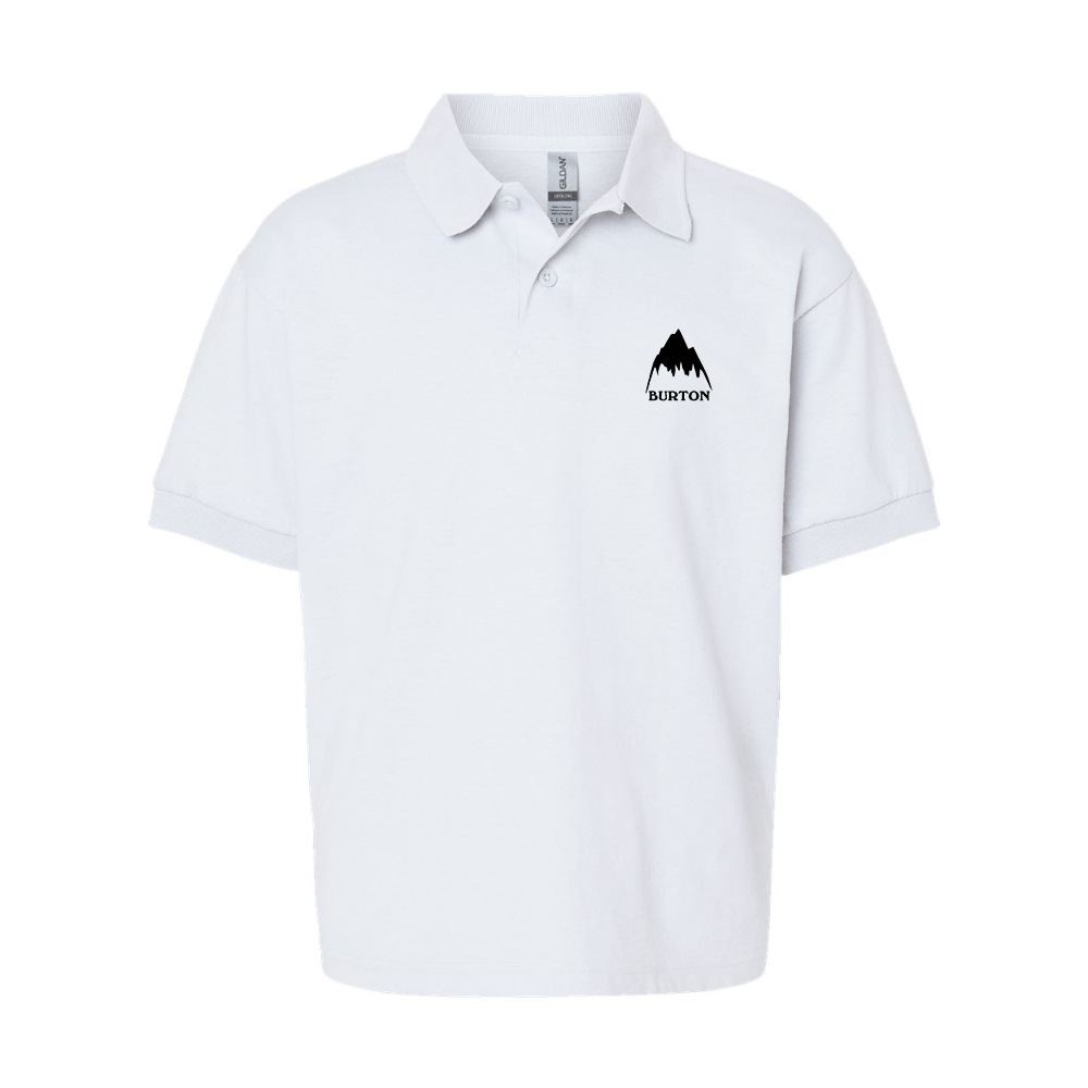Youth  Burton Mountain Gildan Dry Blend Jersey Polo