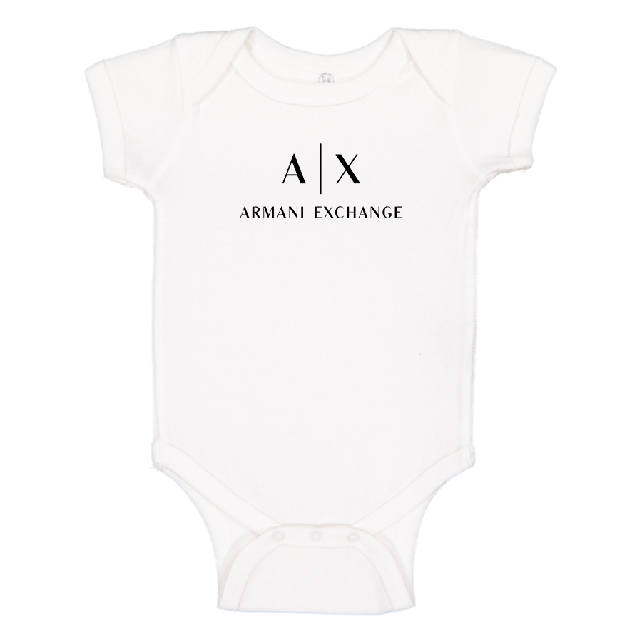 Armani Exchange Logo Baby Onesie Romper