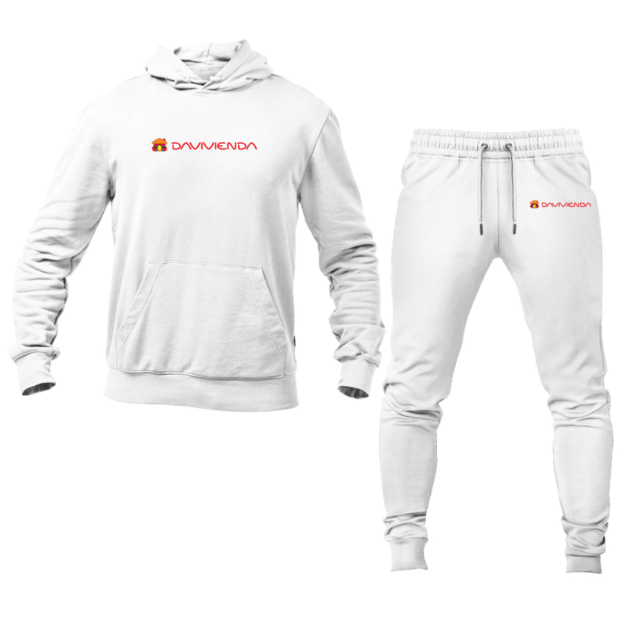 Men's Davivienda Logo Hoodie Joggers Set