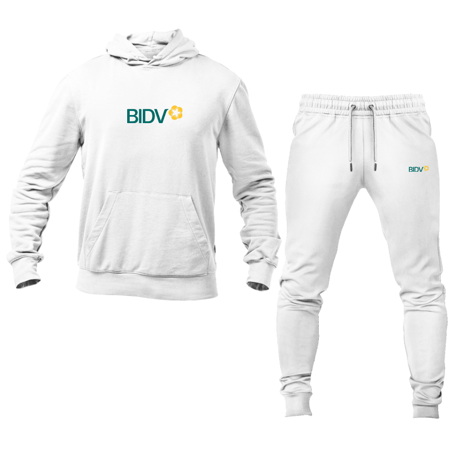 Men's BIDV Logo Hoodie Joggers Set
