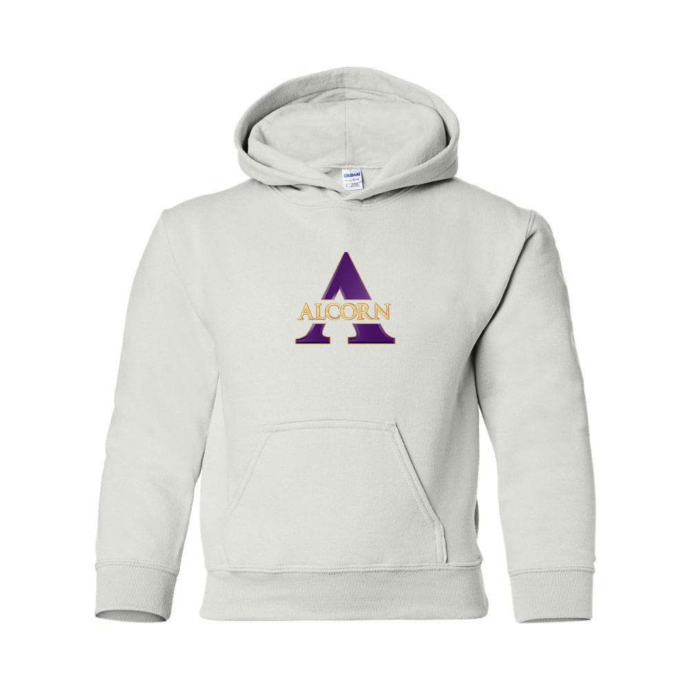 Youth Alcorn State Braves Gildan Heavy Blend  Hooded Sweatshirt