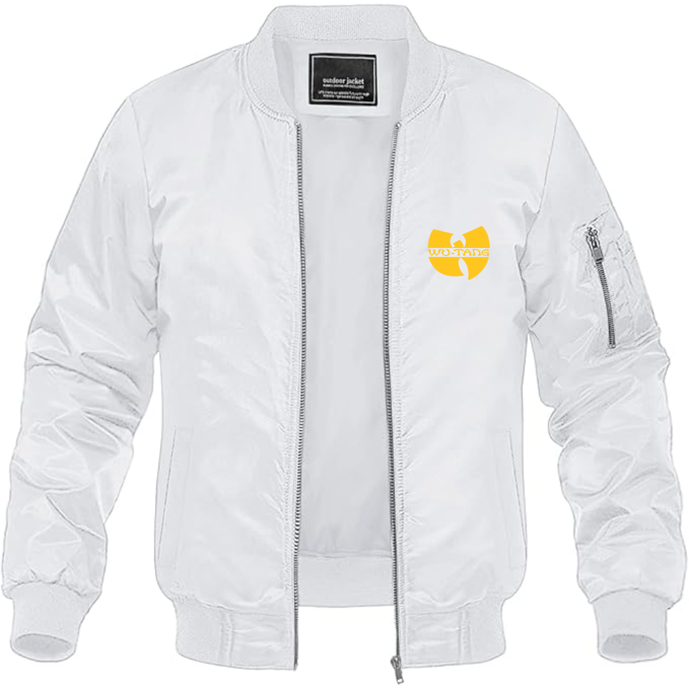 Men's  Wu-Tang Clan Lightweight Bomber Jacket Windbreaker Softshell Varsity Jacket Coat