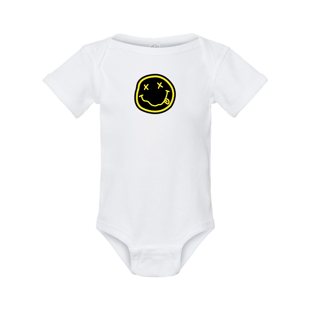 Nirvana Yellow and Black Face Rabbit Skins Infant Baby Rib Bodysuit