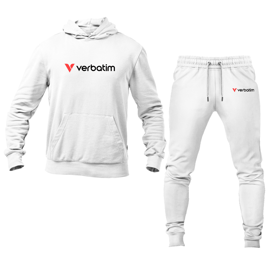 Men's Verbatim Logo Hoodie Joggers Set