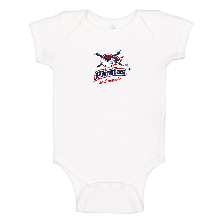 Campeche Piratas  Logo Baby Onesie Romper