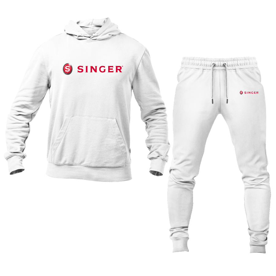 Men's Singer Logo Hoodie Joggers Set