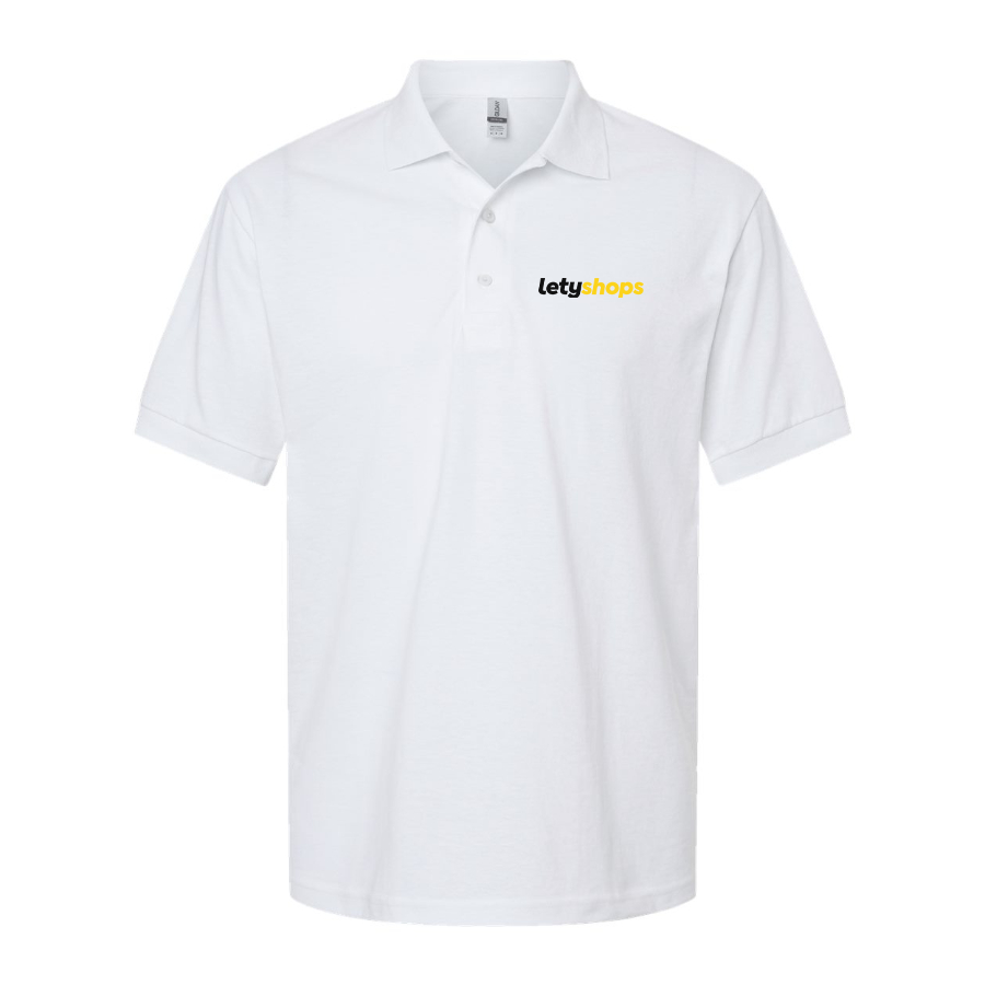 Men's LetyShops Logo Dry Blend Polo