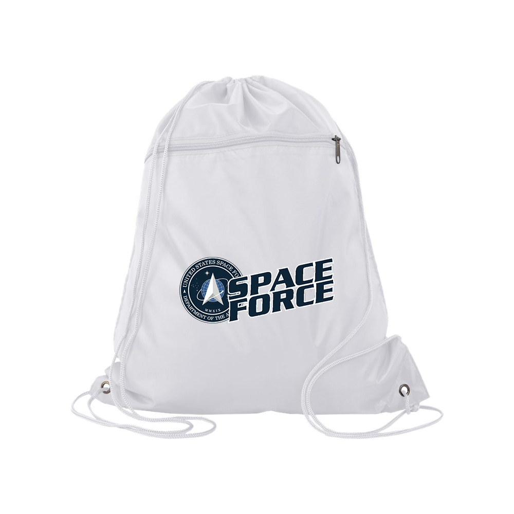 Space Force Q-Tees - Polyester Cinchpack