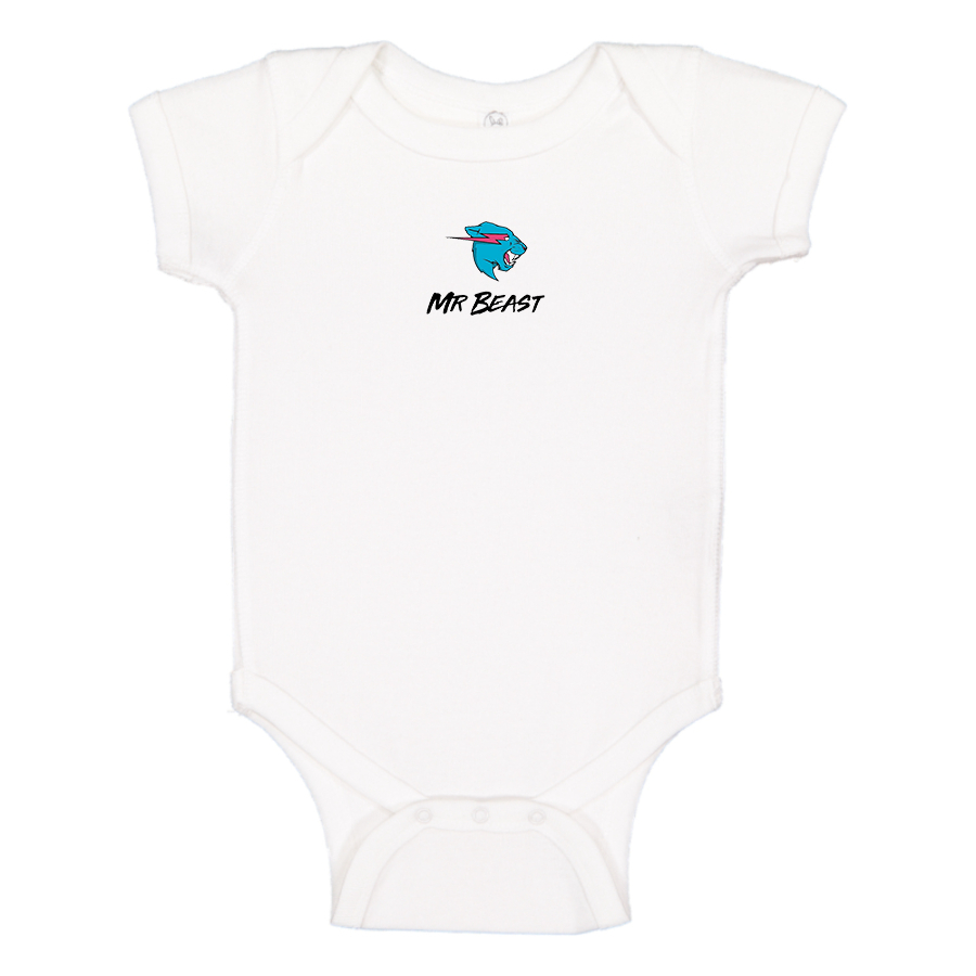 Mr Beast Logo  Baby Onesie Romper