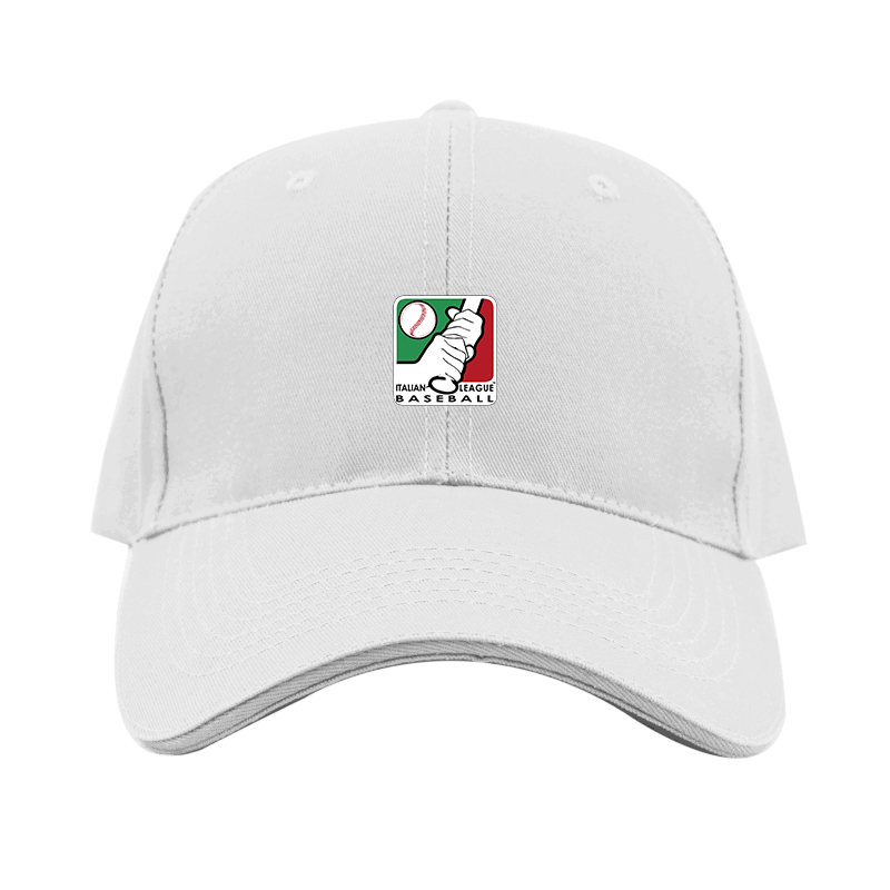 Italian Baseball League Logo  Dad Baseball Cap Hat