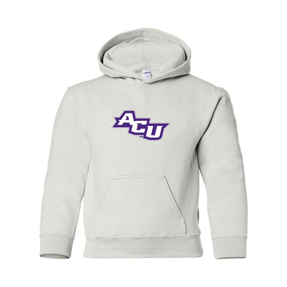 Youth Abilene Christian Wildcats  Gildan Heavy Blend  Hooded Sweatshirt