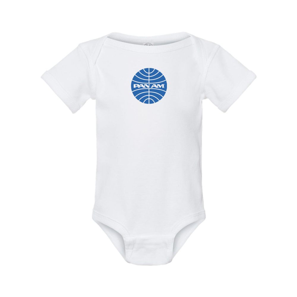 Pan Am  Rabbit Skins Infant Baby Rib Bodysuit
