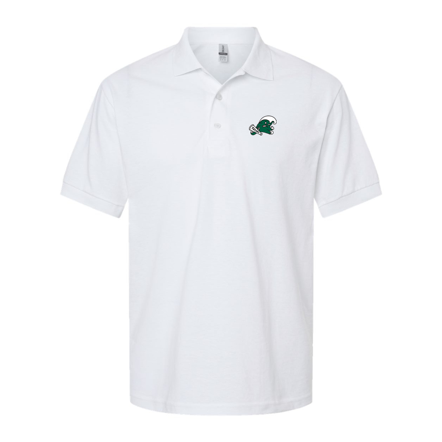 Men's  Tulane Green Wave Logo  Dry Blend Polo