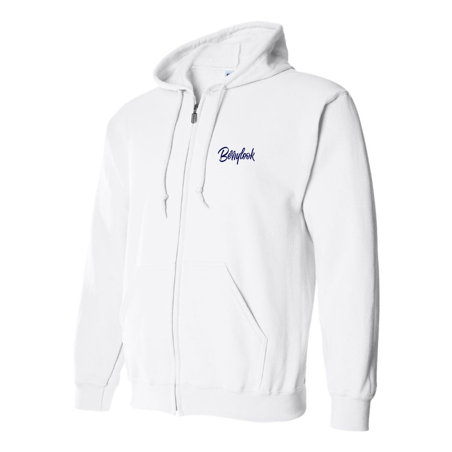 Men's Berrylook Logo Zipper Hoodie