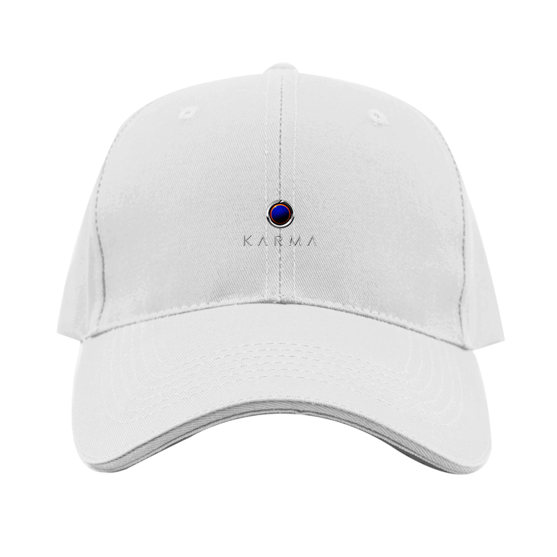 Karma Logo  Dad Baseball Cap Hat