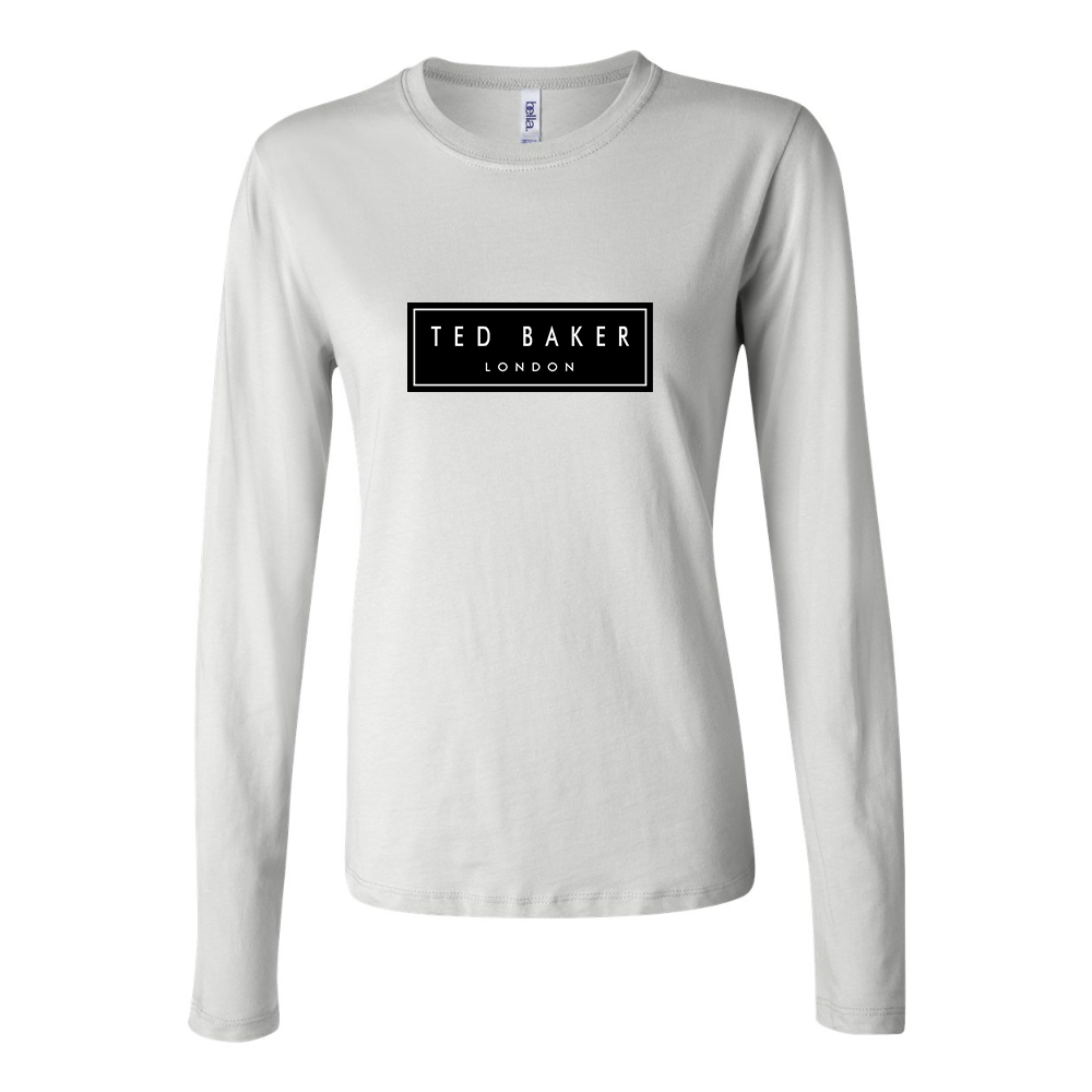 BELLA CANVAS Women’s  Ted Baker Jersey Long Sleeve Tee