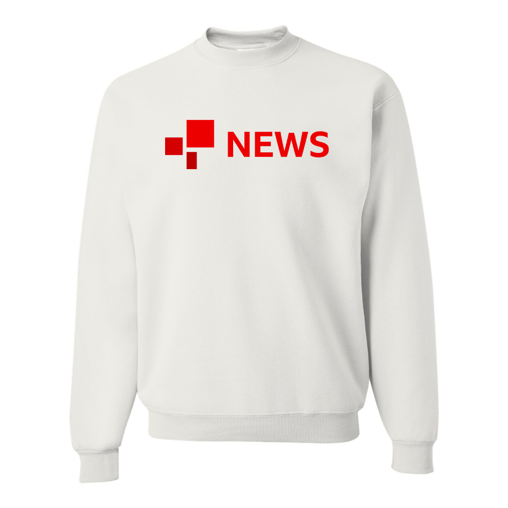 Men's BBC News  JERZEES NuBlend Crewneck Sweatshirt