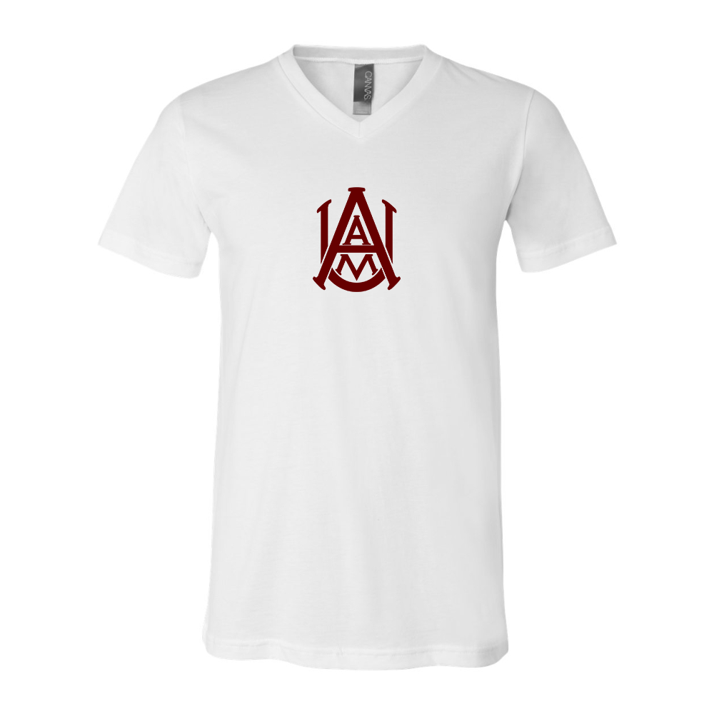 Alabama AM Bulldogs  BELLA  CANVAS - Jersey V-Neck T-Shirt