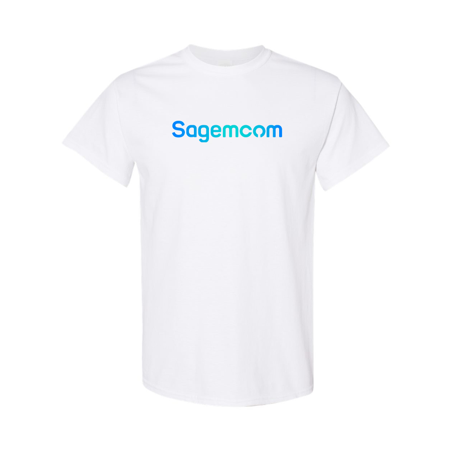 Men's Sagemcom Logo  Cotton T-Shirt