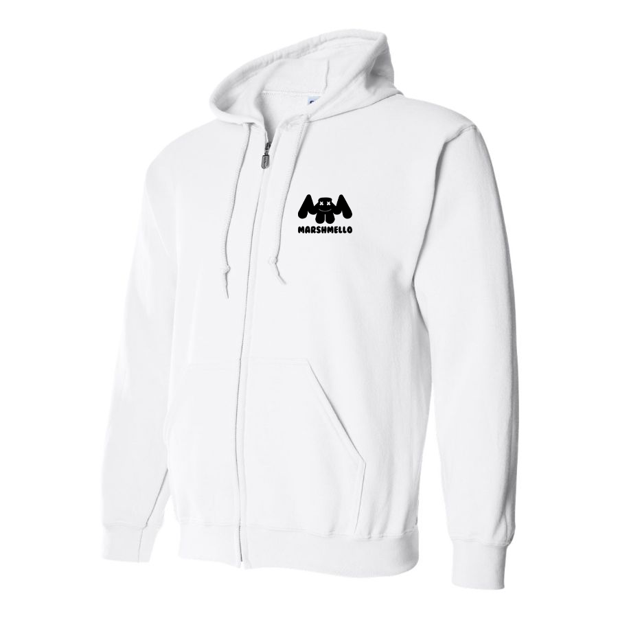 Men's  Marshmello Logo Zipper Hoodie