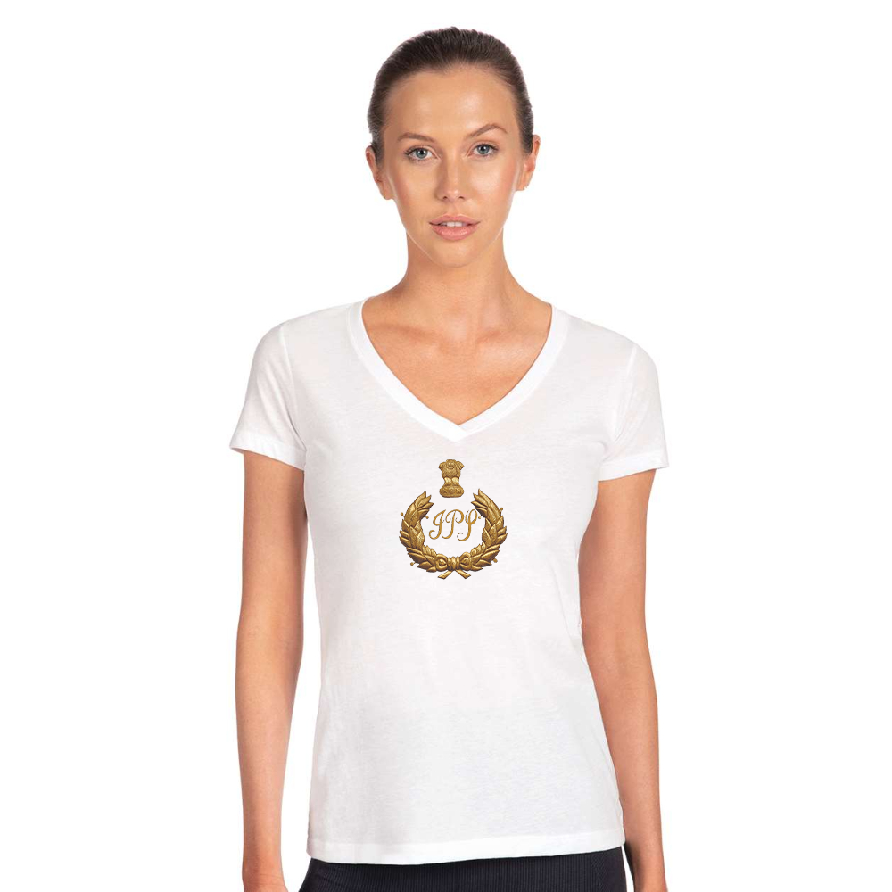 Women's IPS India  Next Level V-Neck T-Shirt