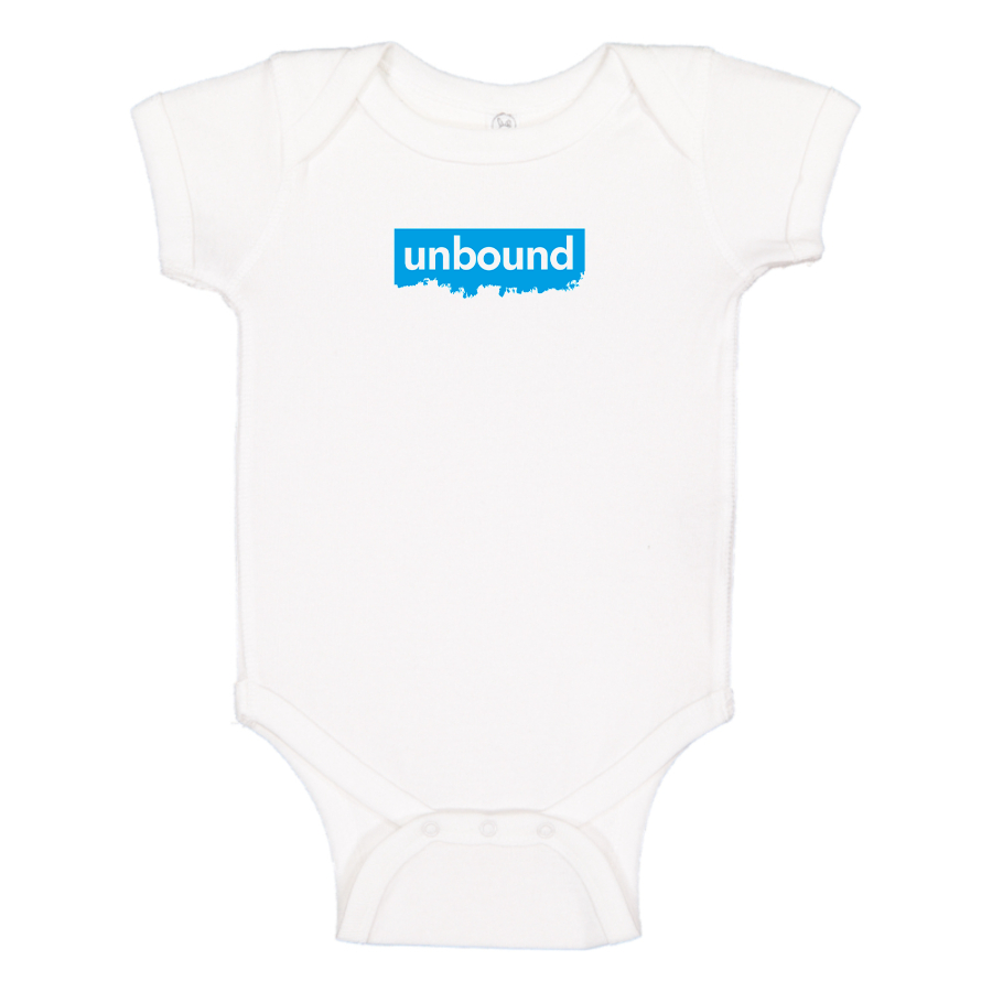 Unbound Live Logo  Baby Onesie Romper