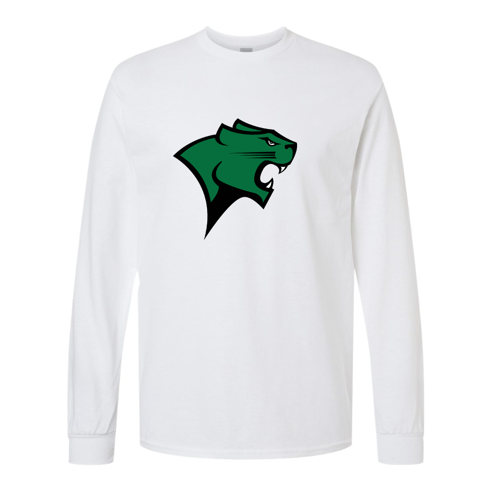 Men's Chicago State Cougars  Gildan Heavy Cotton Long Sleeve T-Shirt