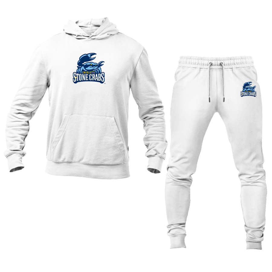Men's Charlotte Stone Crabs Logo Hoodie Joggers Set