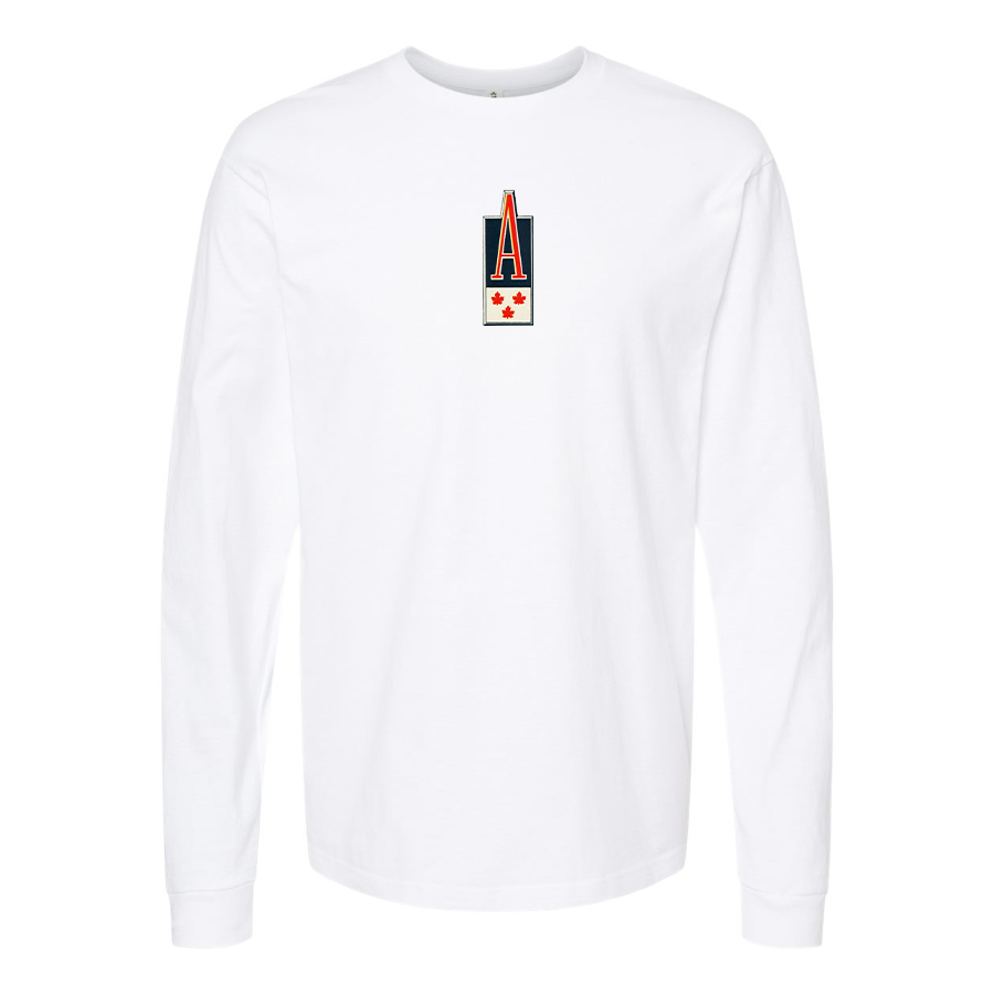 Men's Acadian Logo Cotton Long Sleeve T-Shirt