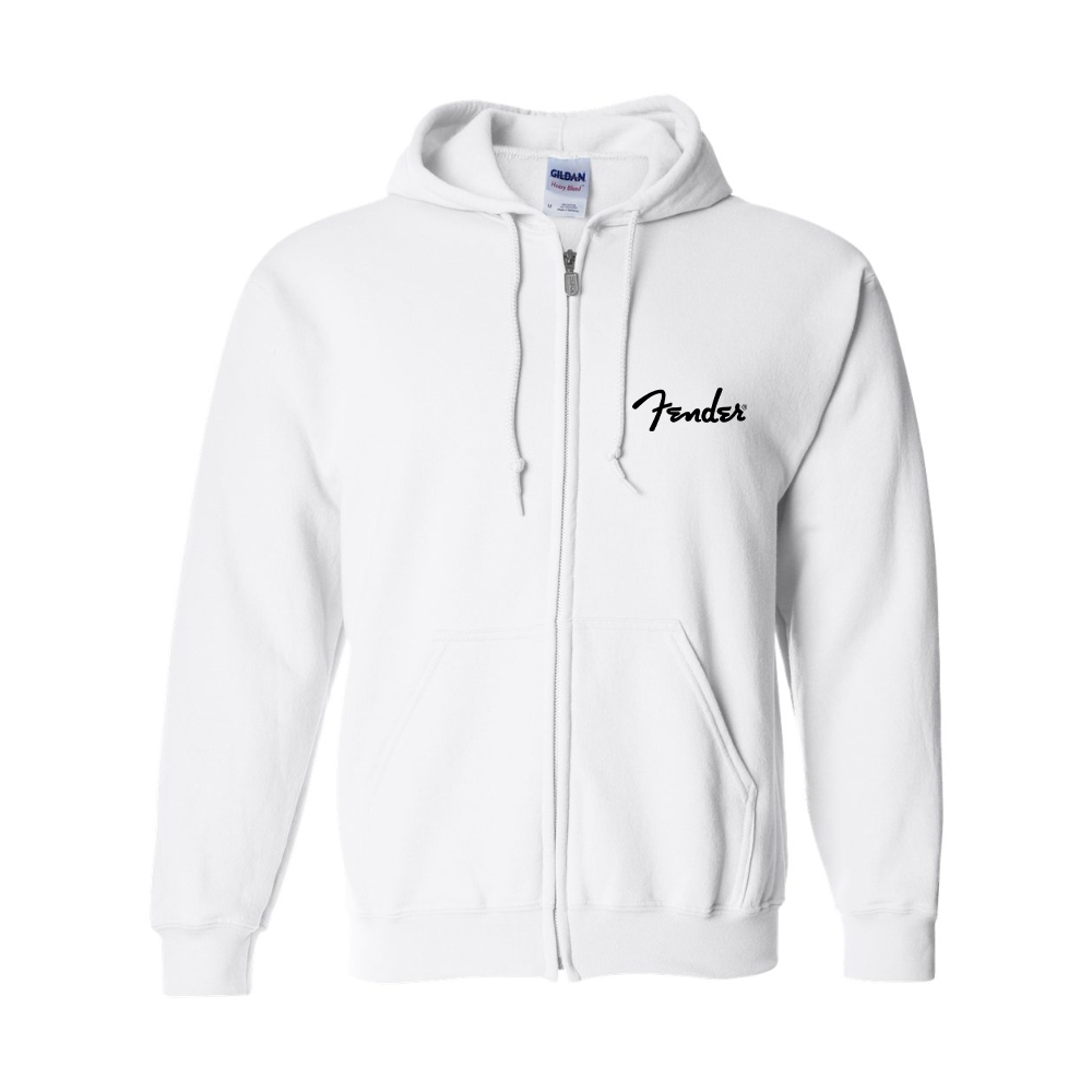 Men's Fender  Gildan  Heavy Blend Full Zip Hooded Sweatshirt