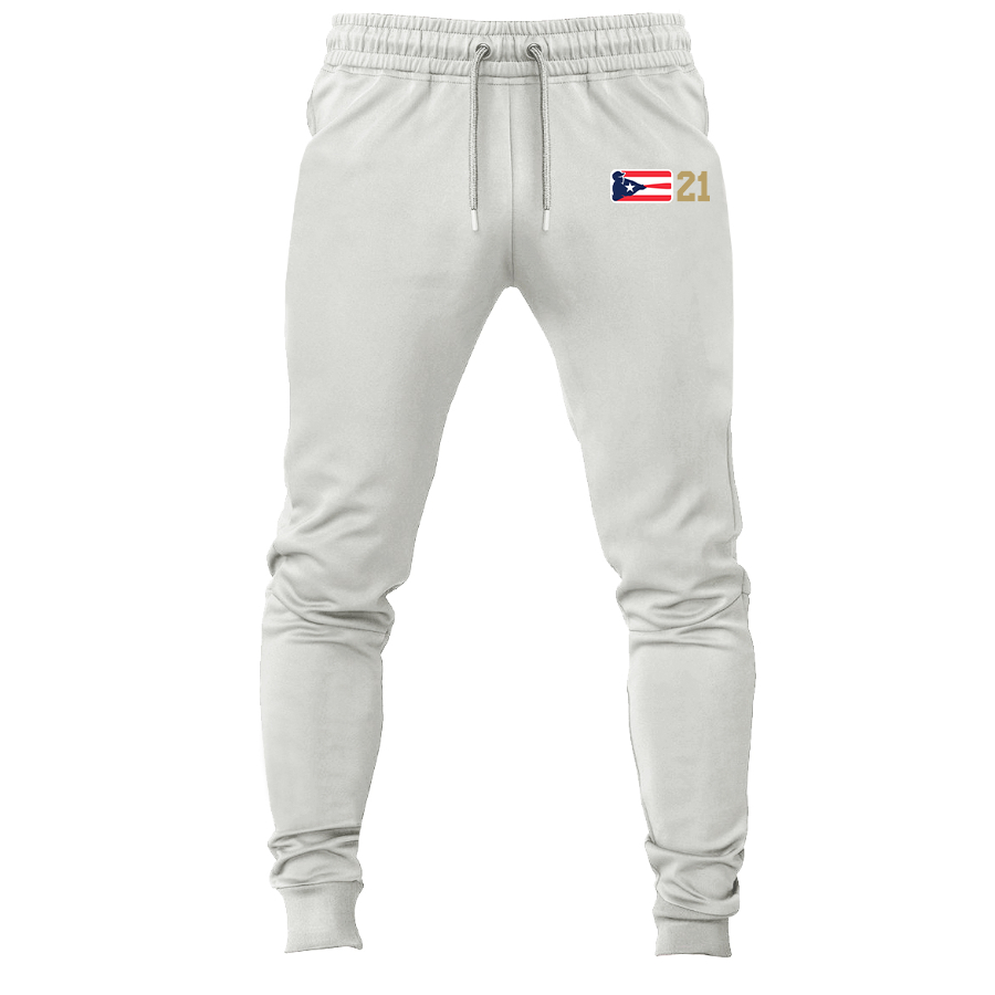 Men's Liga de Beisbol Profesional Roberto Clemente Logo Sweatpants Joggers