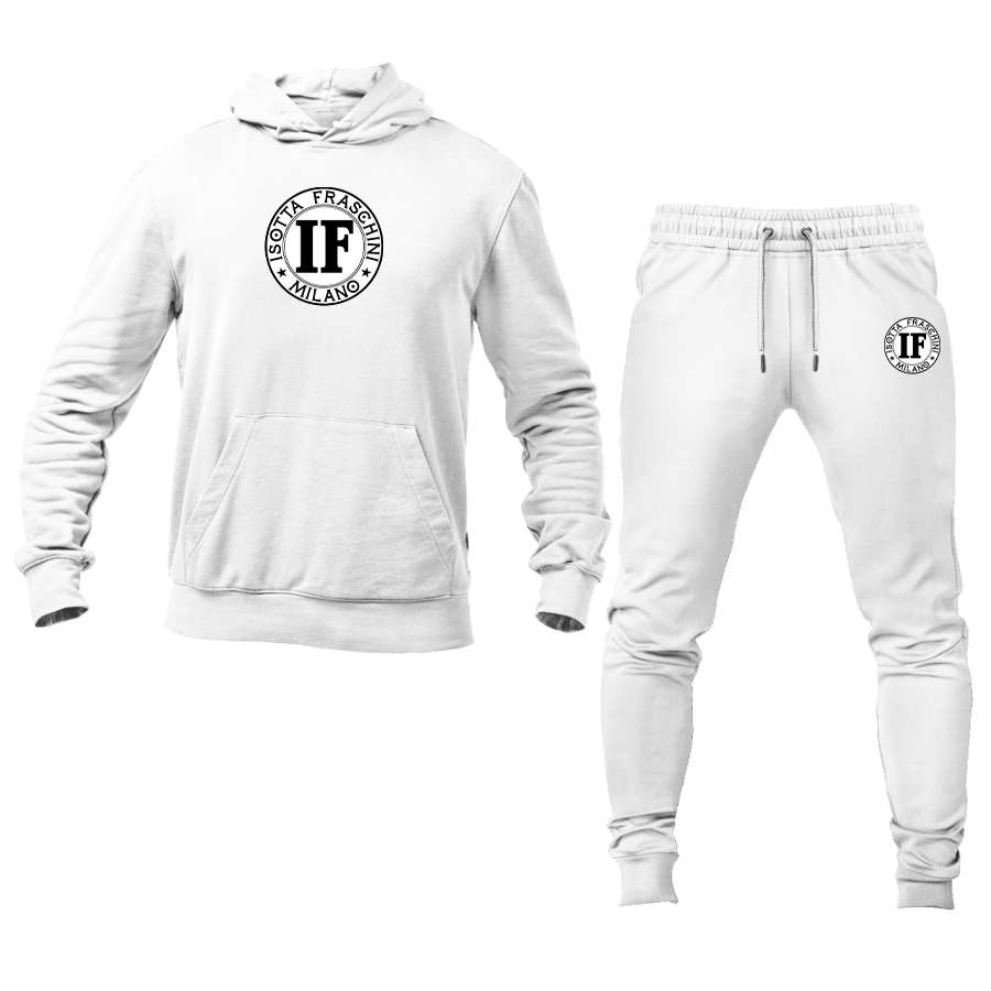 Men's Isotta Fraschini Logo Hoodie Joggers Set