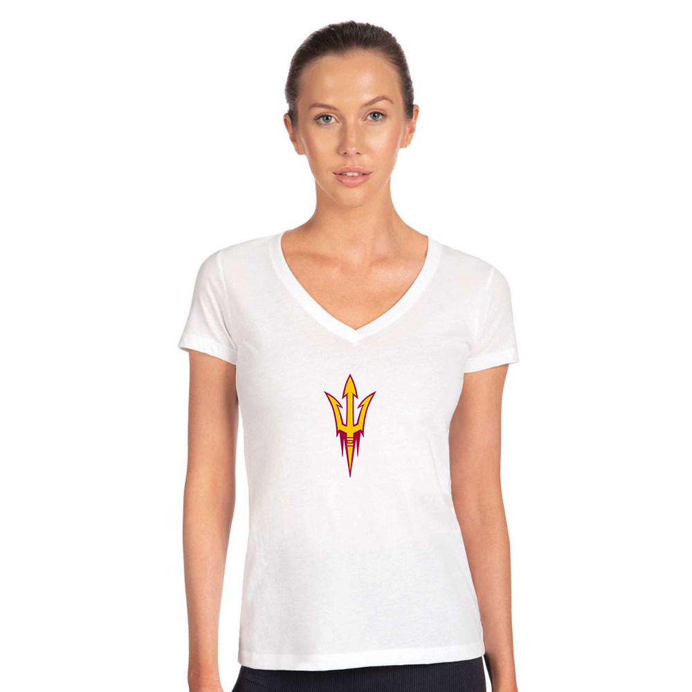 Women's  Arizona State Sun Devils  Next Level V-Neck T-Shirt