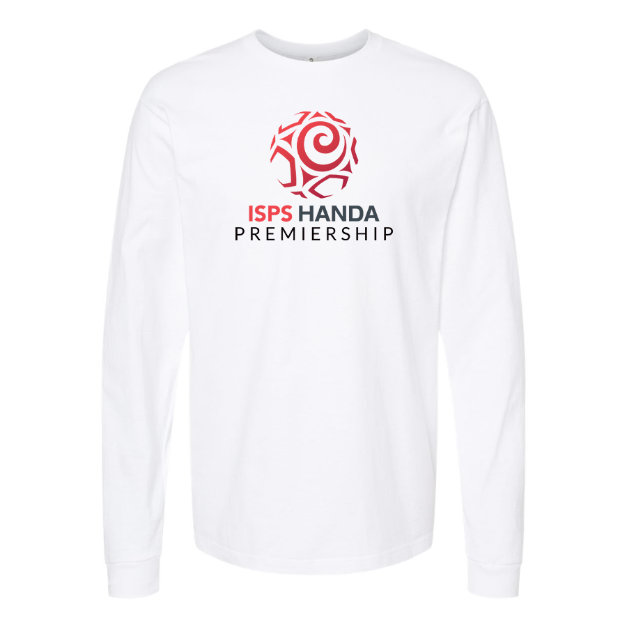 Men's ISPS Handa Premiership Logo Cotton Long Sleeve T-Shirt