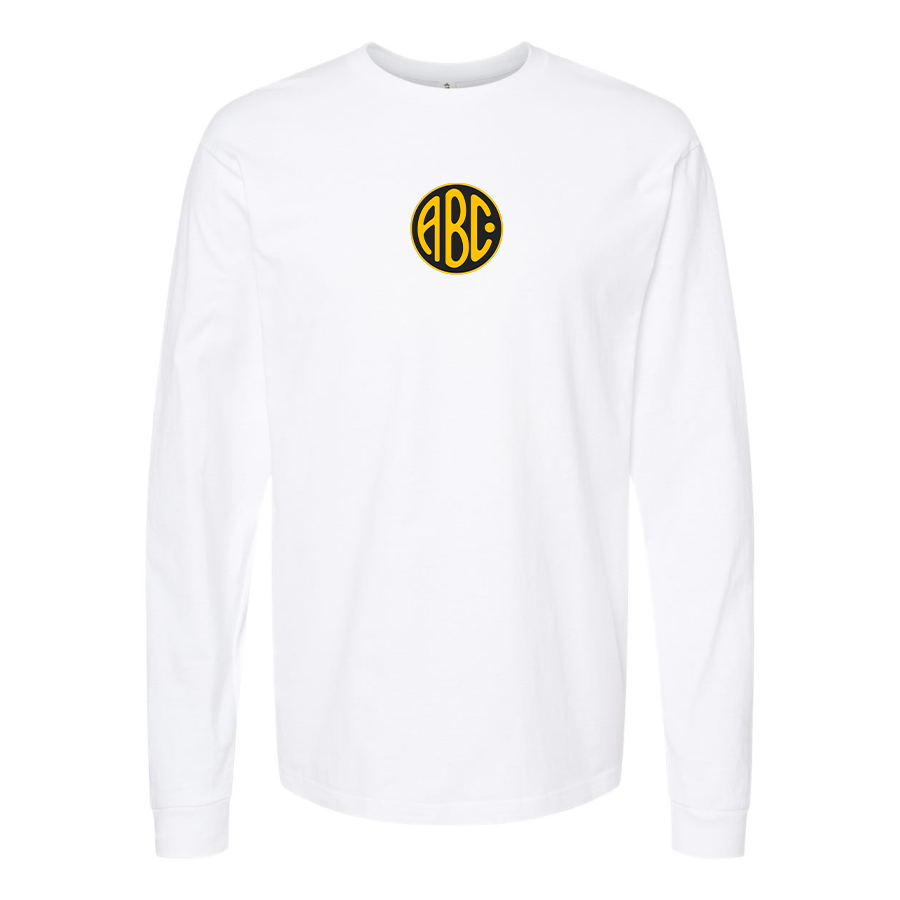 Men's ABC Motors Logo Cotton Long Sleeve T-Shirt