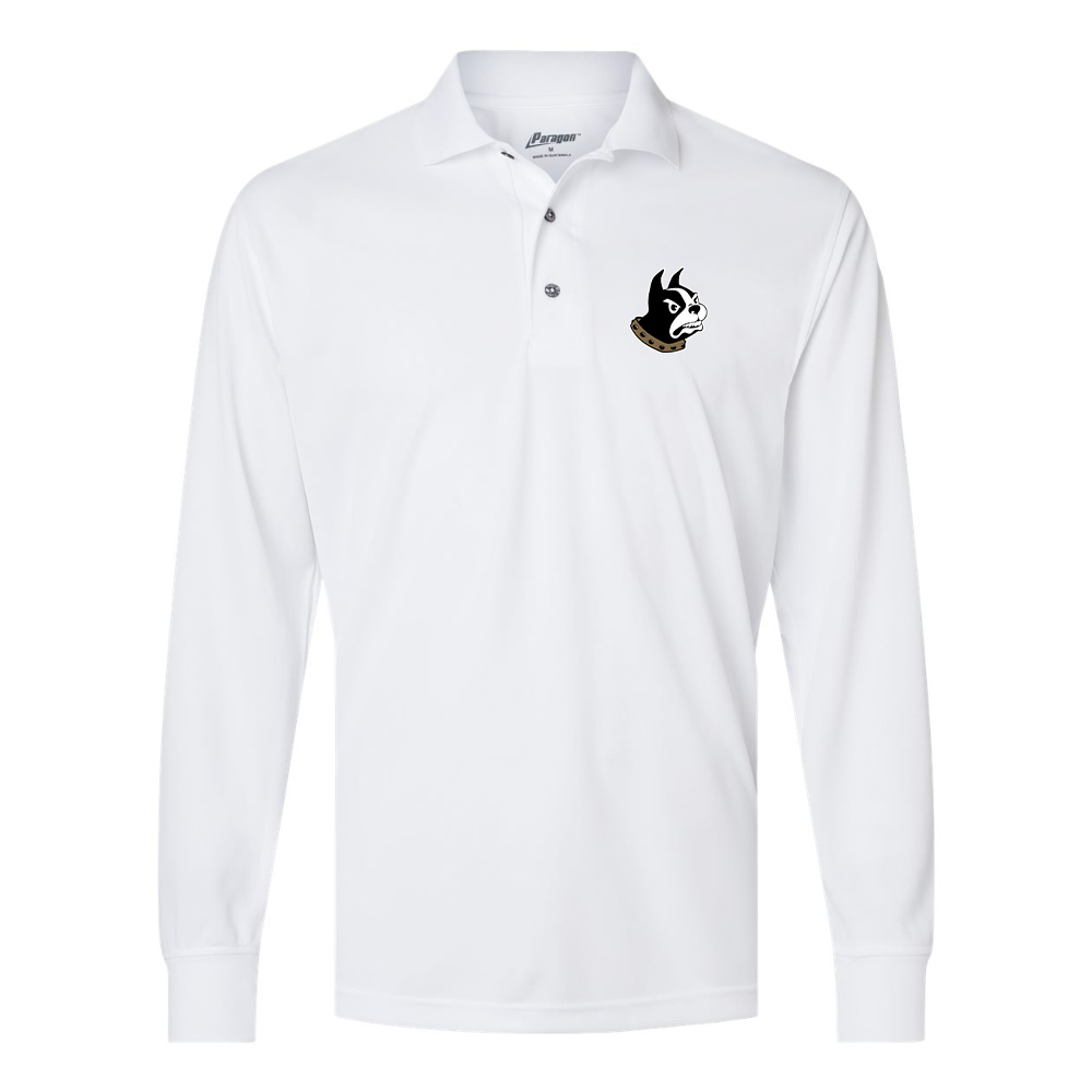 Men's    Woffrd Terriers Paragon Prescott Long Sleeve Polo