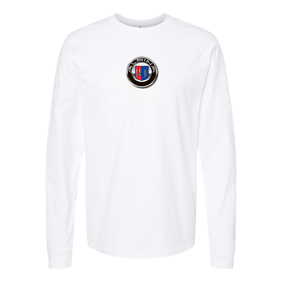 Men's Alpina Logo Cotton Long Sleeve T-Shirt