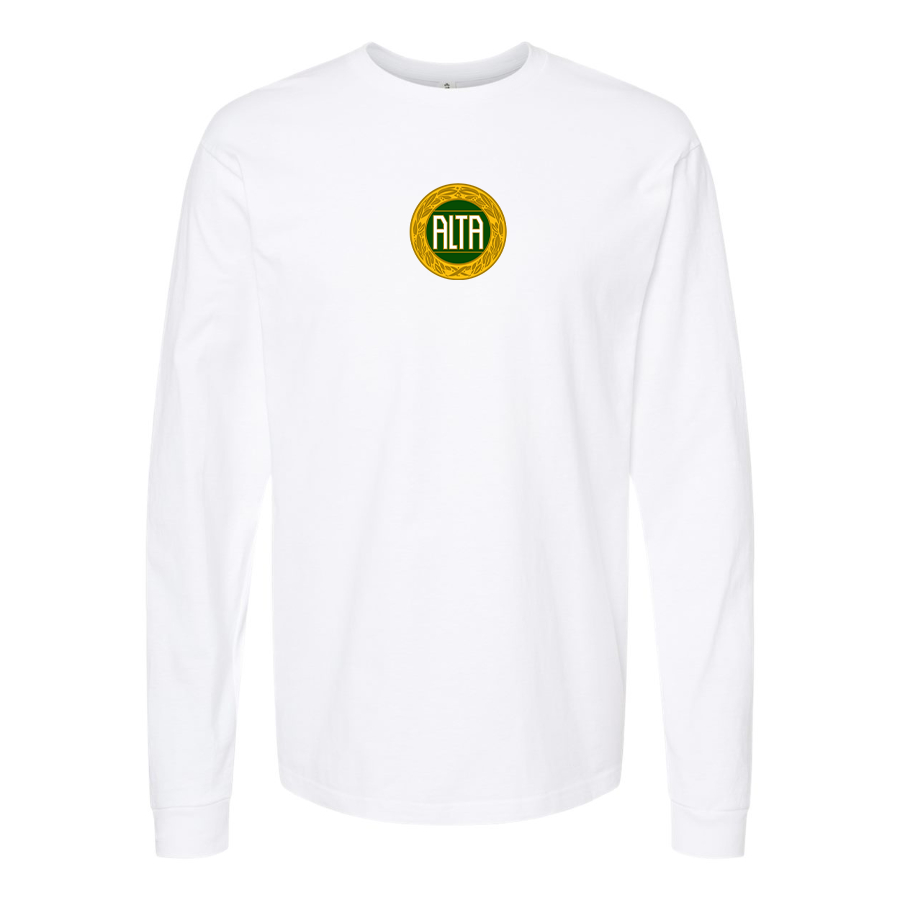 Men's Alta Automobile Logo Cotton Long Sleeve T-Shirt