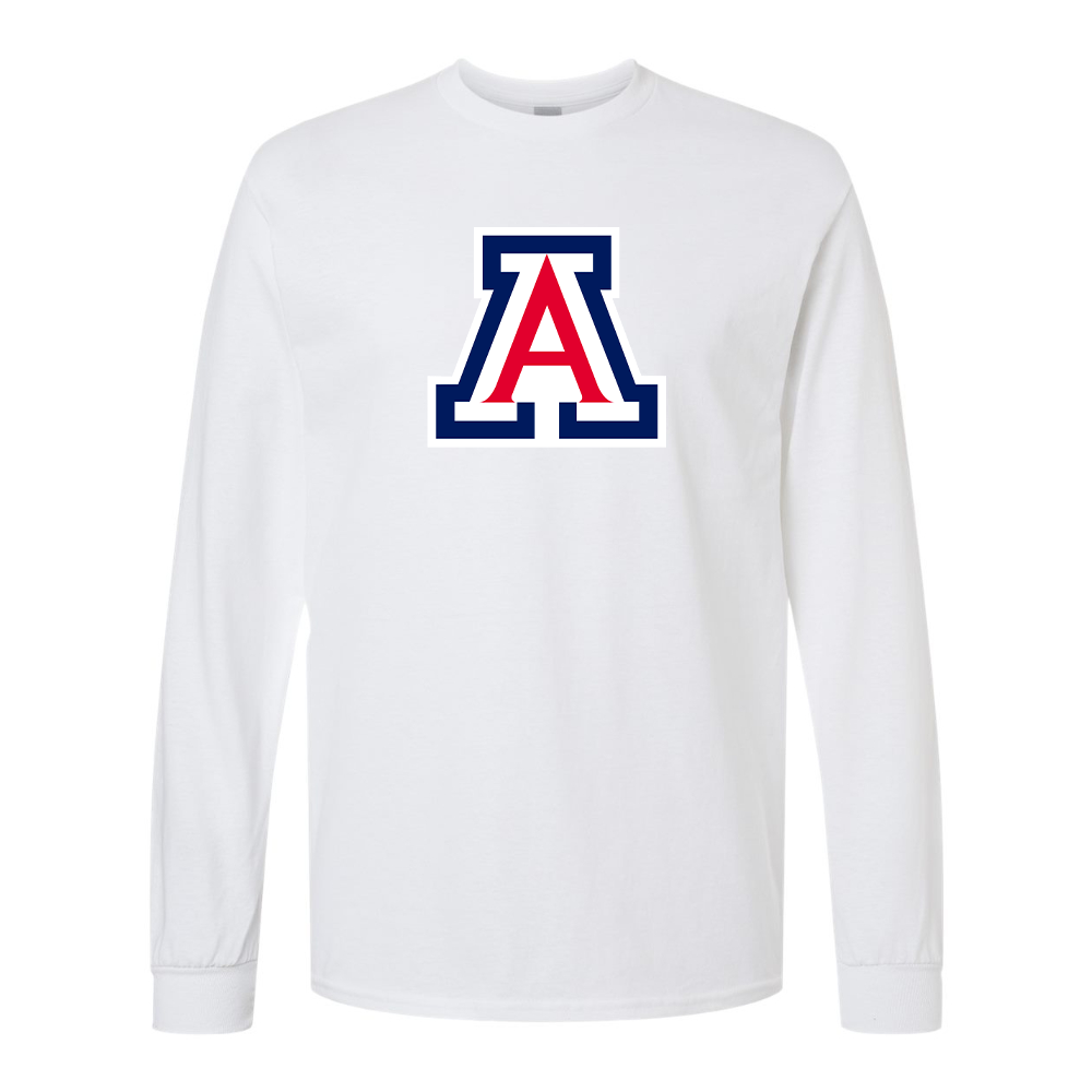Men's  Arizona Wildcats Gildan Heavy Cotton Long Sleeve T-Shirt