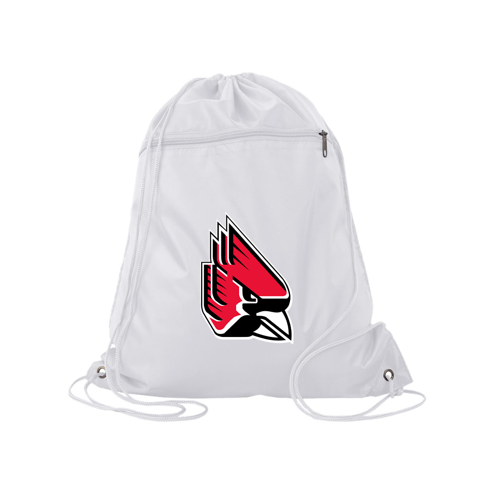 Ball State Cardinals Q-Tees - Polyester Cinchpack