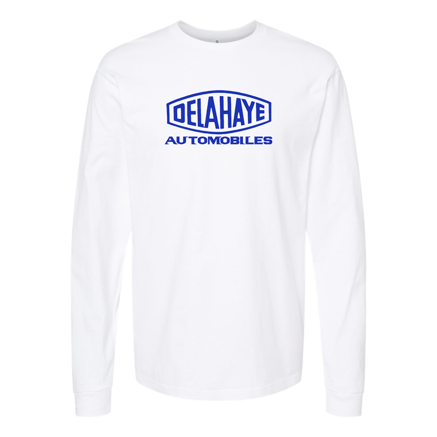 Men's Delahaye Logo Cotton Long Sleeve T-Shirt