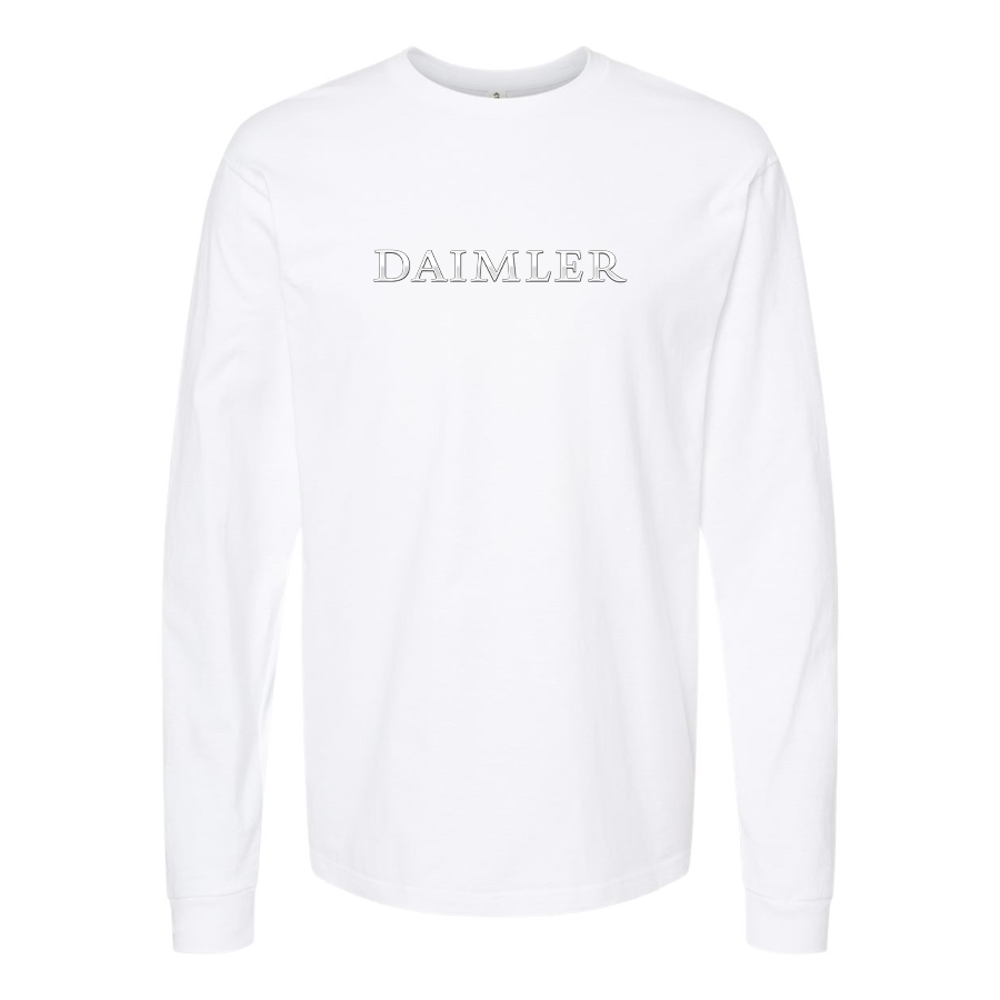 Men's  Daimler Logo Cotton Long Sleeve T-Shirt