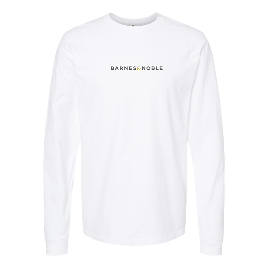 Men's Barnes Noble Logo Cotton Long Sleeve T-Shirt