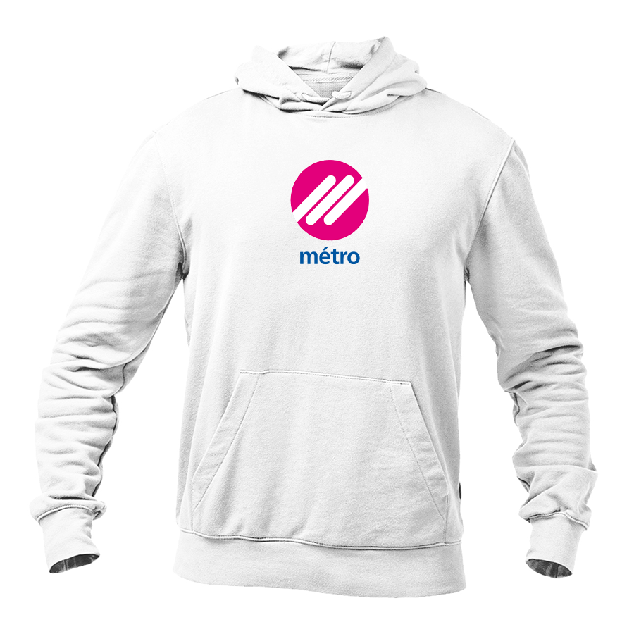 Men's Lausanne Métro Logo  Pullover Hoodie