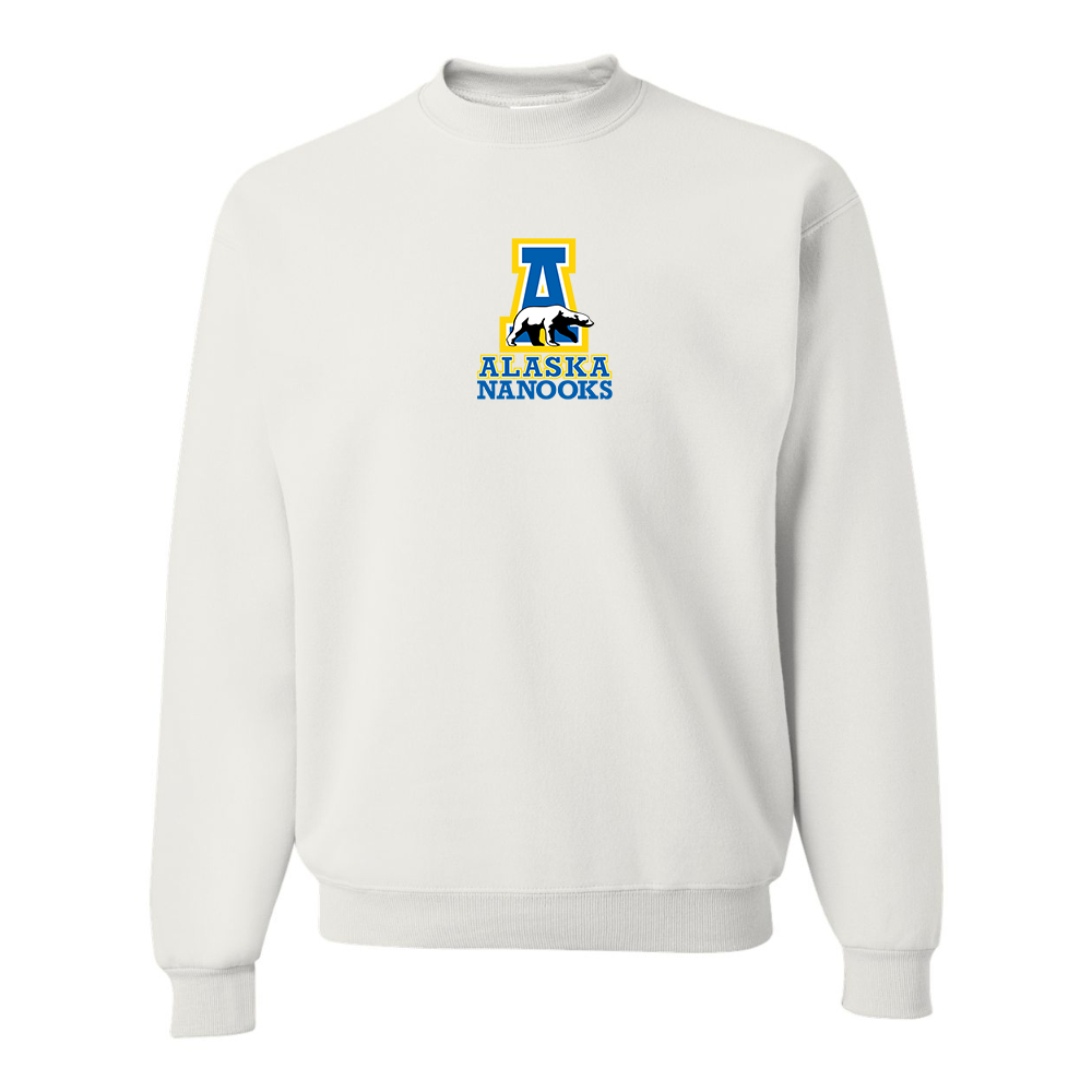 Men's Alaska Nanooks  JERZEES NuBlend Crewneck Sweatshirt