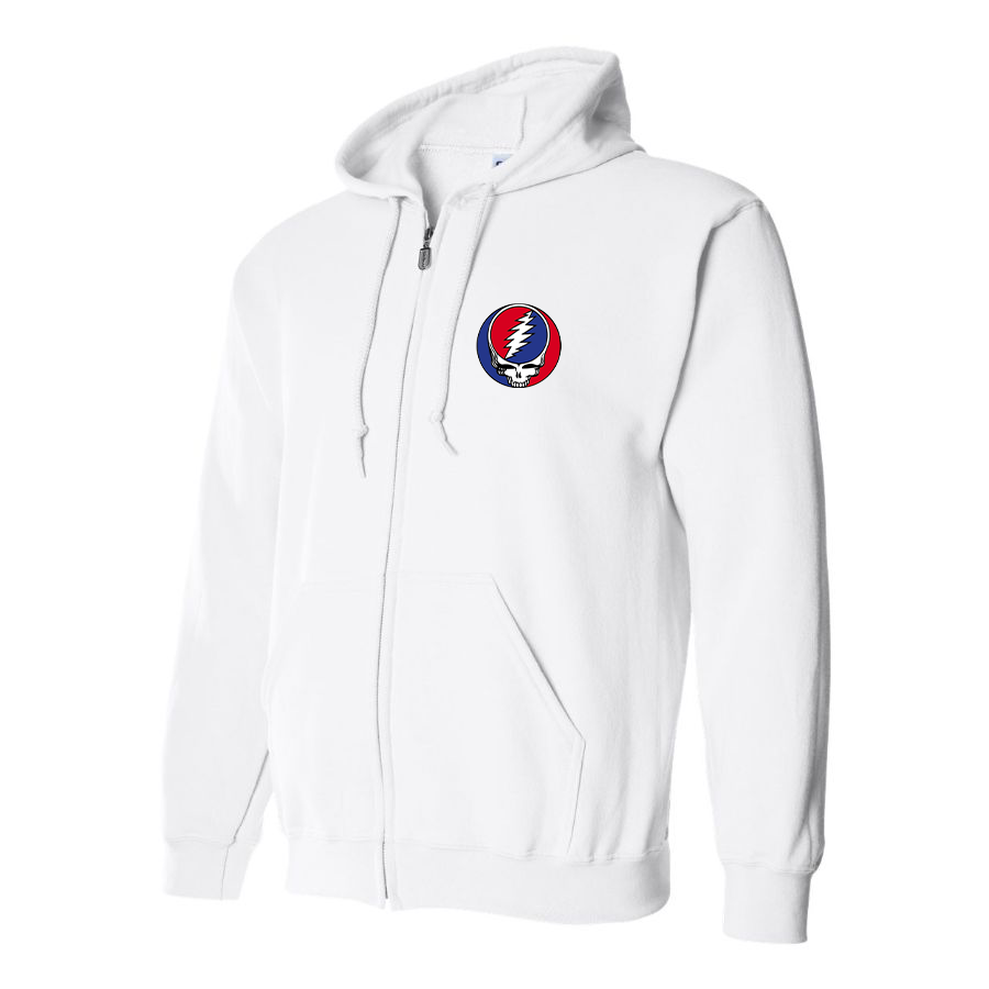 Men's Gratefu Dead Logo Zipper Hoodie