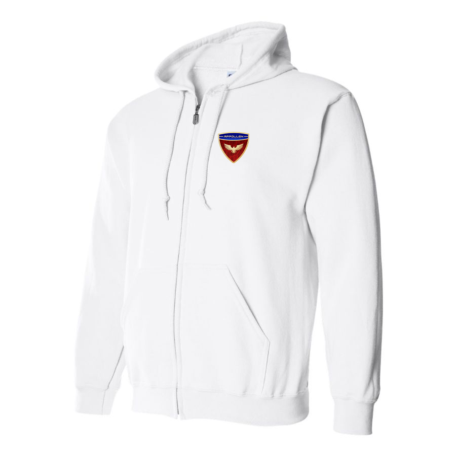 Men's Appollen Logo  Zipper Hoodie
