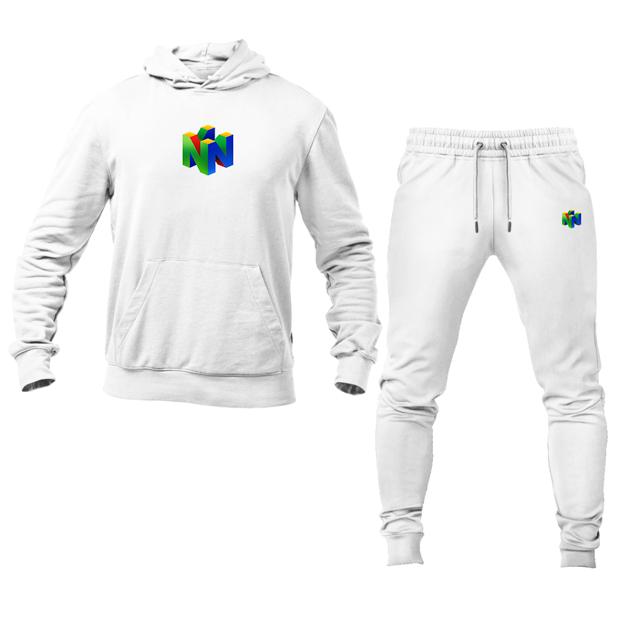 Men's  Nintendo N64   Logo Hoodie Joggers Set