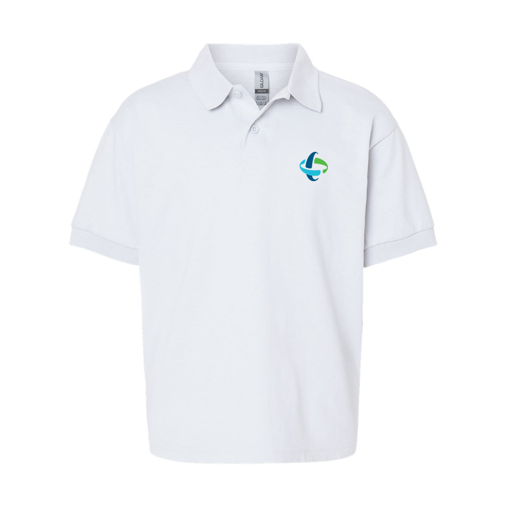 Youth  Duke Energy Gildan Dry Blend Jersey Polo