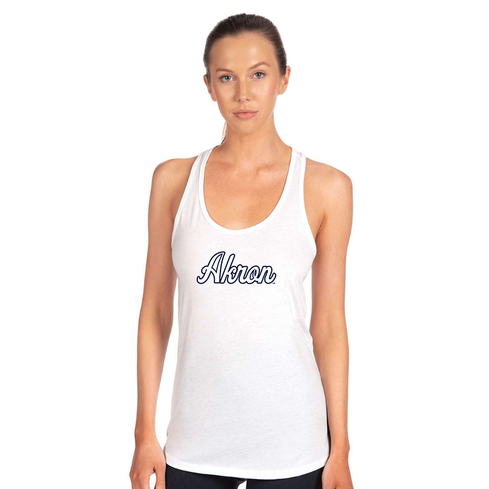 Women's Akron Zips  Next Level Ideal Racerback Tank